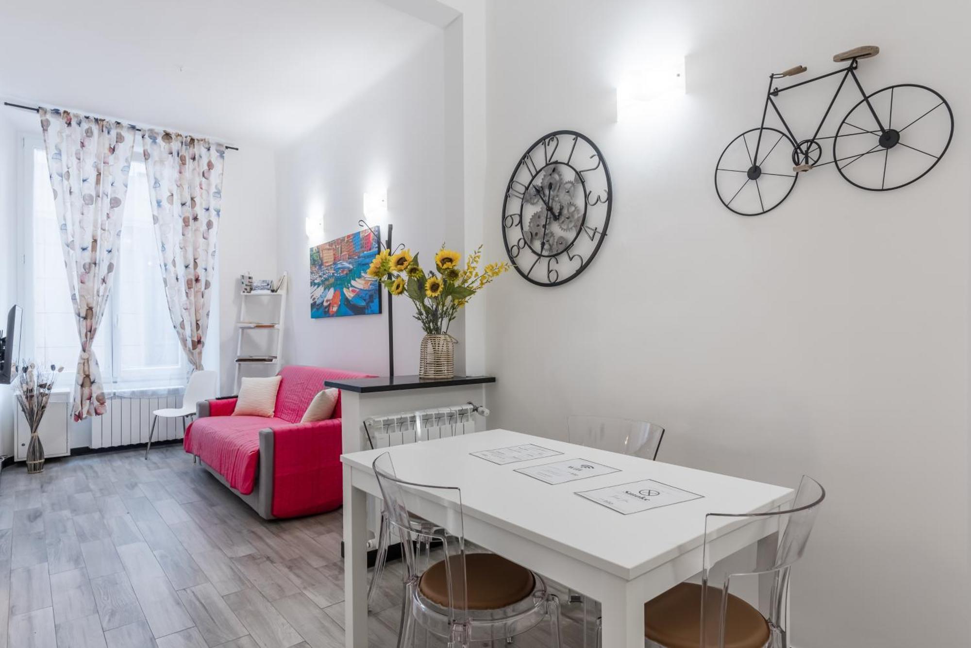 Acquario 5 Minuti, 1Br , Free A-C, Wifi & Netflix "City Center" By Tilo เจนัว ภายนอก รูปภาพ
