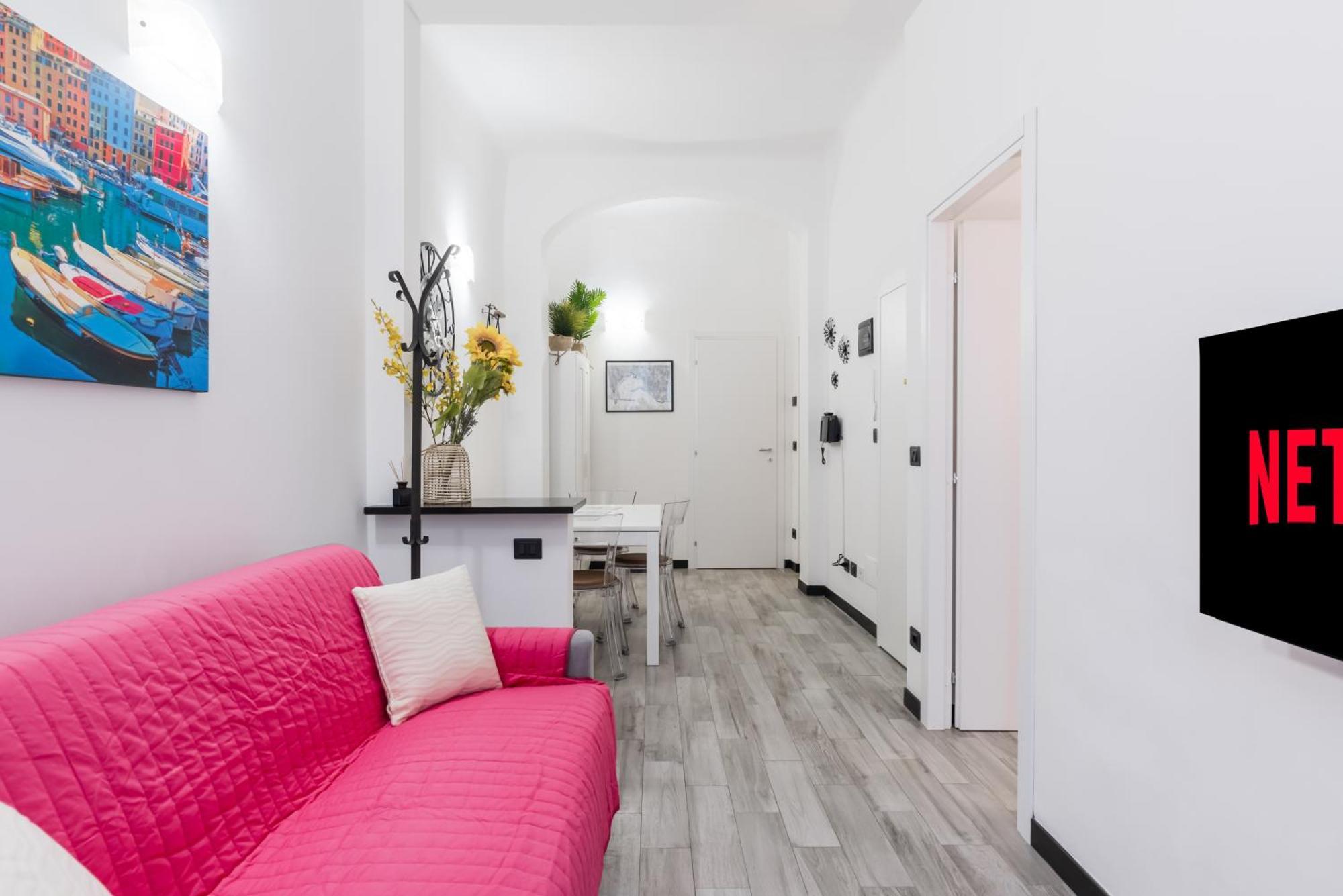 Acquario 5 Minuti, 1Br , Free A-C, Wifi & Netflix "City Center" By Tilo เจนัว ภายนอก รูปภาพ